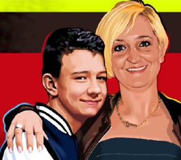 Mutter und Sohn